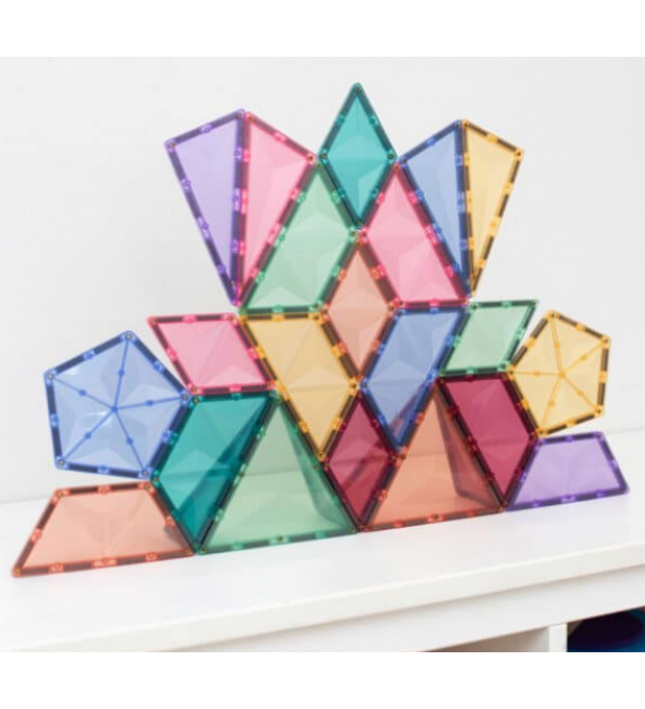Connetix Tiles | 48 Piece Pastel Shape Expansion Set