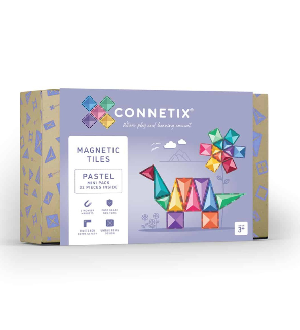Connetix Tiles | Pastel Mini Pack 32 pc